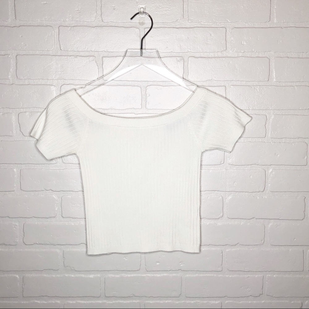 Forever 21 Off the shoulder top White